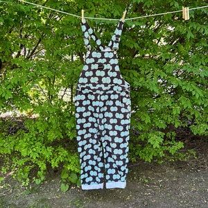 Hayley Elsaesser dice print overalls - S